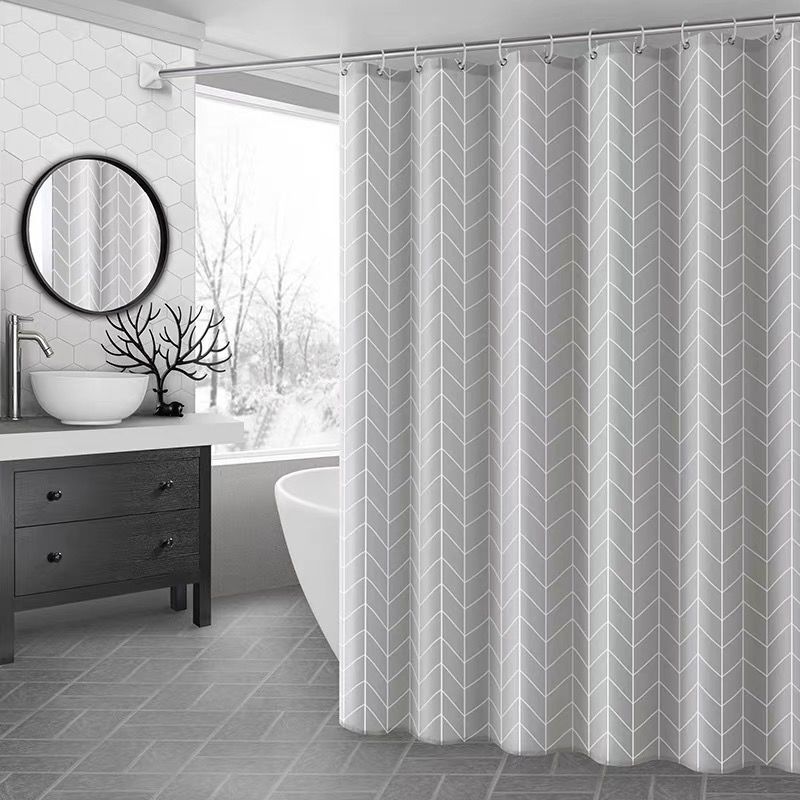 Shower curtain, waterproof, mildew proof, thickened, bathroom curtain, partition curtain, door curtain, window hanging curtain ，large size 100*200cm,120*200cm,150*200cm,180*200cm,200*200cm,240*200cm,260*200cm ，Stainless steel ，buckle eye