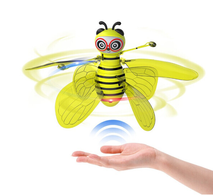 LAGPOUSI Flying Ball Luminous Kid's Flight Balls Electronic Infrared Induction Aircraft Remote Control Toys Mini Helicopter Children Gift