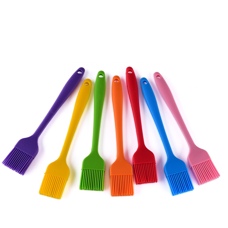 6 Pcs/set Basting Brush Silicone Heat Resistant Pastry Brushes for Spread Oil Butter Sauce Marinades BBQ Grill Barbecue Baking Kitchen Cooking