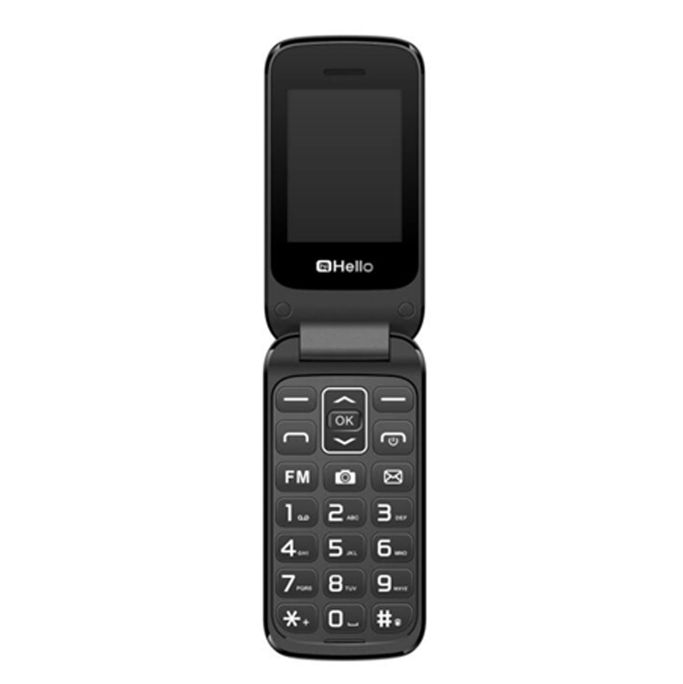 Lesia Hi Flip Feature Phone - Dual SIM Card GSM 800mAh Battery - Connectivity: Wireless FM, Bluetooth - Model: Hi Power - Model: Hi Flip