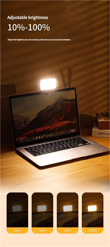 Mobile phone, computer, tablet, video conference, fill light, live stream, selfie, photo clip, dual color warm light