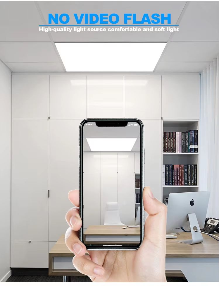 AUNONT Recessed Panel Aluminum Bucket Light Ceiling Flat Panel Light 300*600 Square LED Recessed Kitchen Light Bathroom Integrated Ceiling Light 300*300 Panel Light Ultra-thin Purification Light led Bucket Flat Panel Light Suitable for Kitchen Bathroom Office Balcony etc.