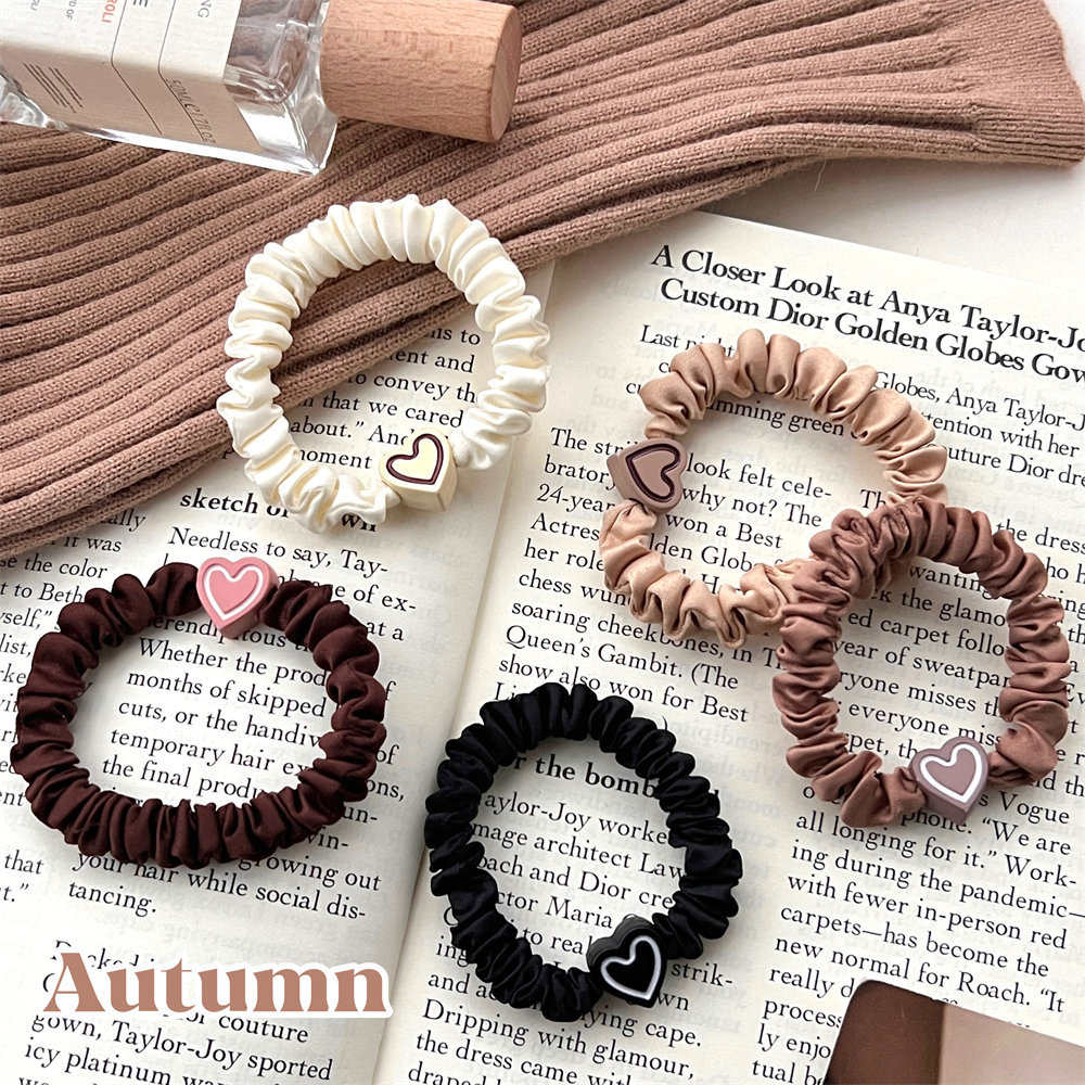 FQ1231 Women's Vintage Love Heart High Stretch Hairband Hair Accessories