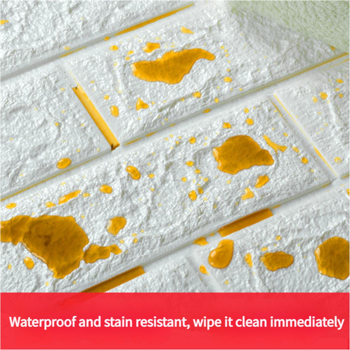 【Multi pcs】Soundproof Peel and Stick Wall Covering 3D Home Wallpaper Interior Decoration Design, Can Also Be Used in Kitchen