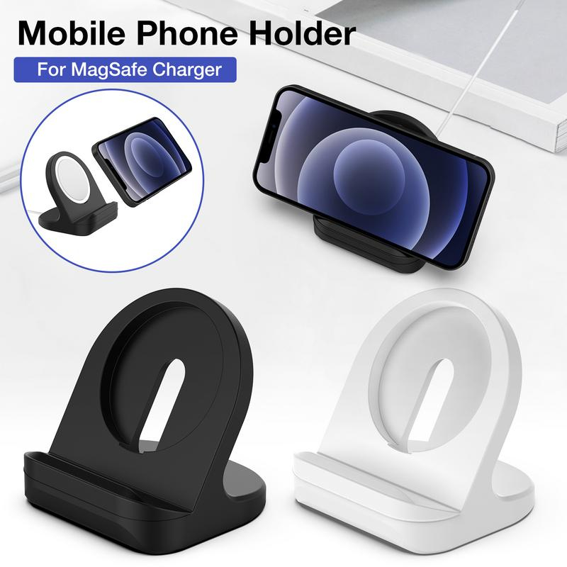 Silicone Phone Holder Charger Stand Charging Dock Station ForMagSafe Wireless Charge Charger Base Bracket For IPhone 12 Pro Max