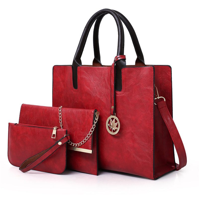 Large capacity women's bag 2024 new model mother bag mother bag Europe and the United States large bag multi-set shoulder bag 8824