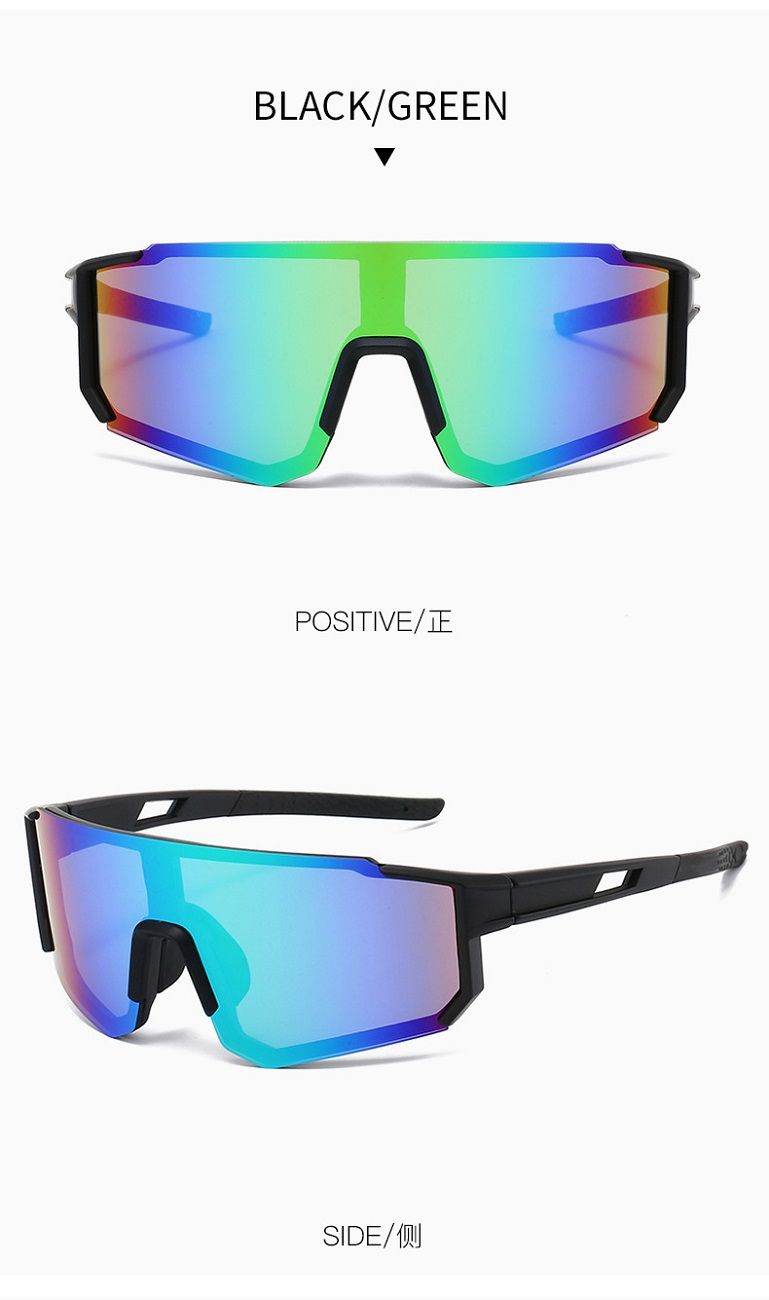 Polarized Sports Sunglasses, UV Protection Windproof Cycling Sunglasses for Men Women, Lightweight Outdoor Running Sunglasses 1060 Style for Hiking, Marathon, Driving and Fishing
