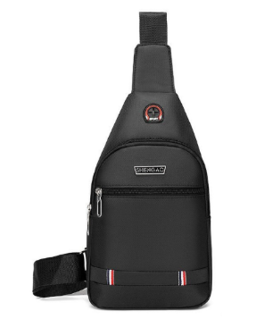  Single Shoulder Crossbody Bag Outdoor Chest Bag for Men(Black)