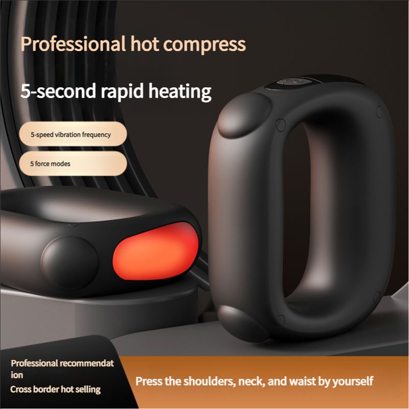 Massage Ring Vibration Massager Shoulder and Neck Yoga Ring Mini Shaking Machine Massager