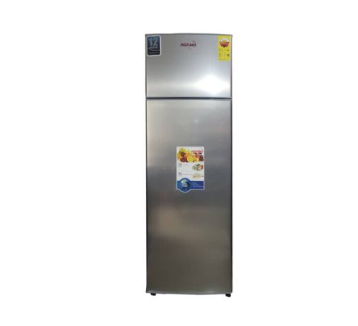 Asano 280L - AS-280 Double Door Refrigerator - Silver