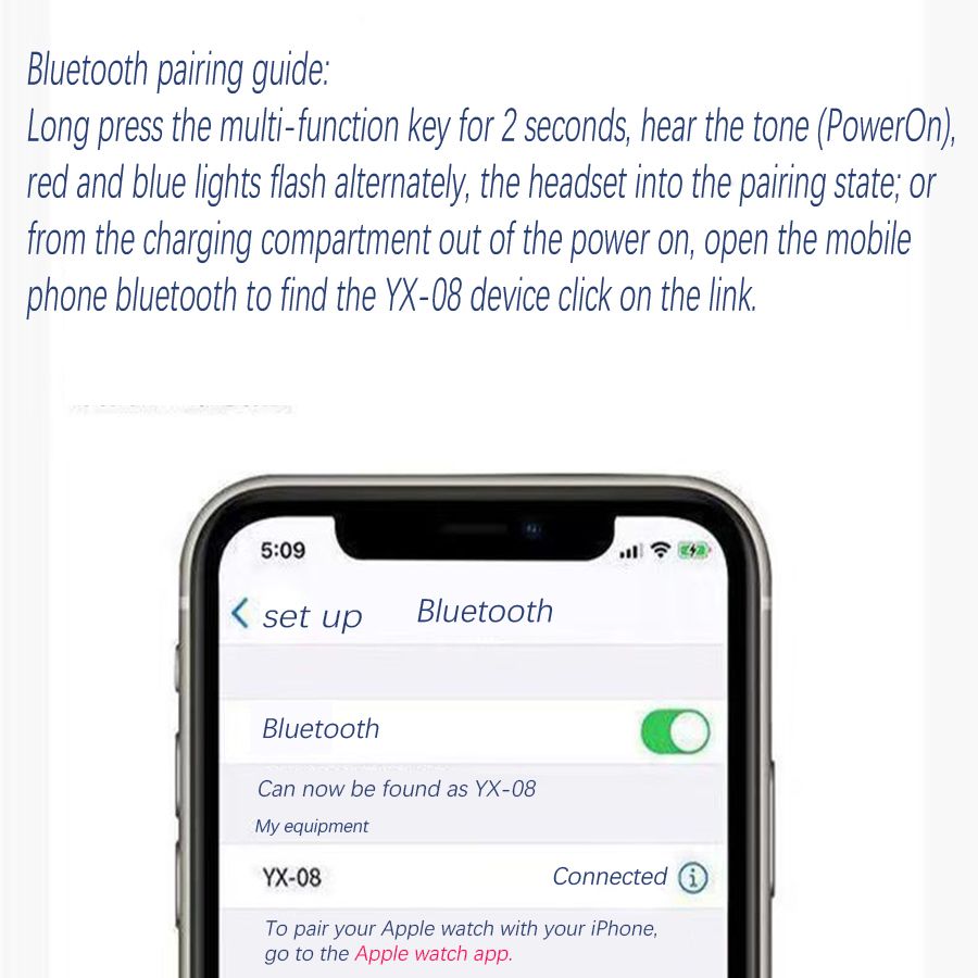 Wireless clip ear bluetooth headset bone conduction not into the ear ultra-long battery life mini high sound quality noise reduction bluetooth universal