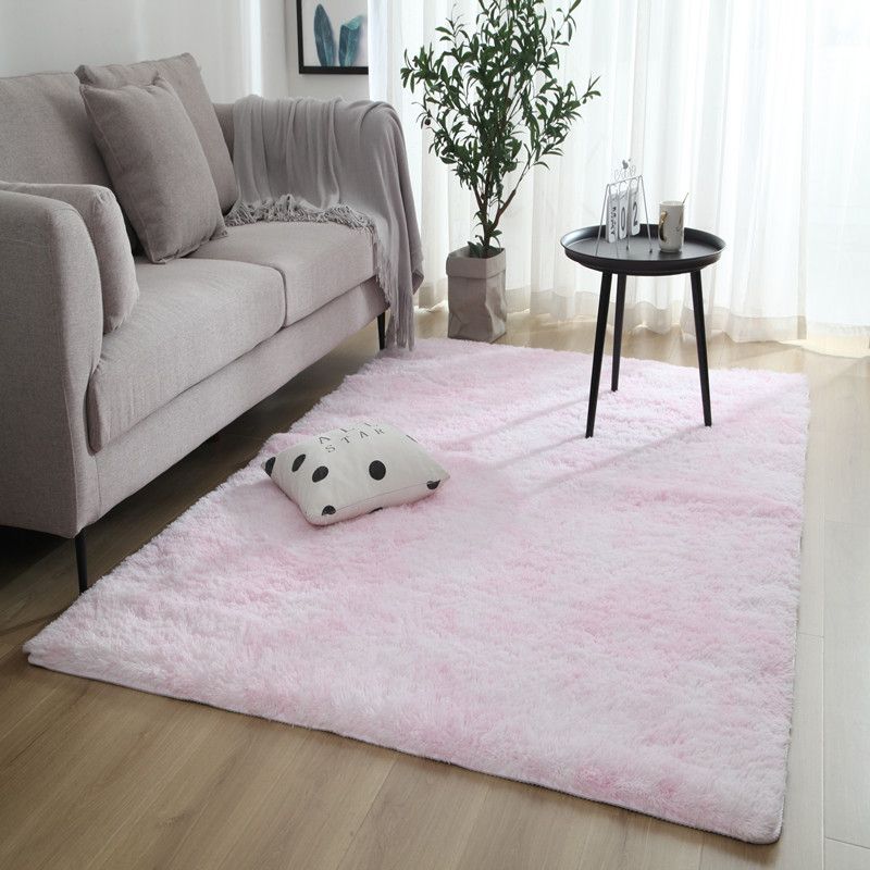 Tie Dye Area Rug for Bedroom Living Room Fluffy Shaggy Gradient Faux Fur Carpet for Kids Adults Fuzzy Plush Home Decor Floor MatTie Dye  Light Pink