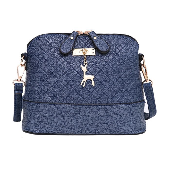 2024 Women Messenger Bag Crossbody Bag Fashion Mini Reindeer Bag ToyBlue