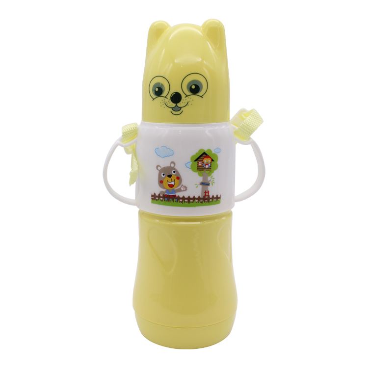 2H-9010D 0.25L Feeding-Bottle With Three Straps Is Made Of Edible Plastic And Glass Liner 