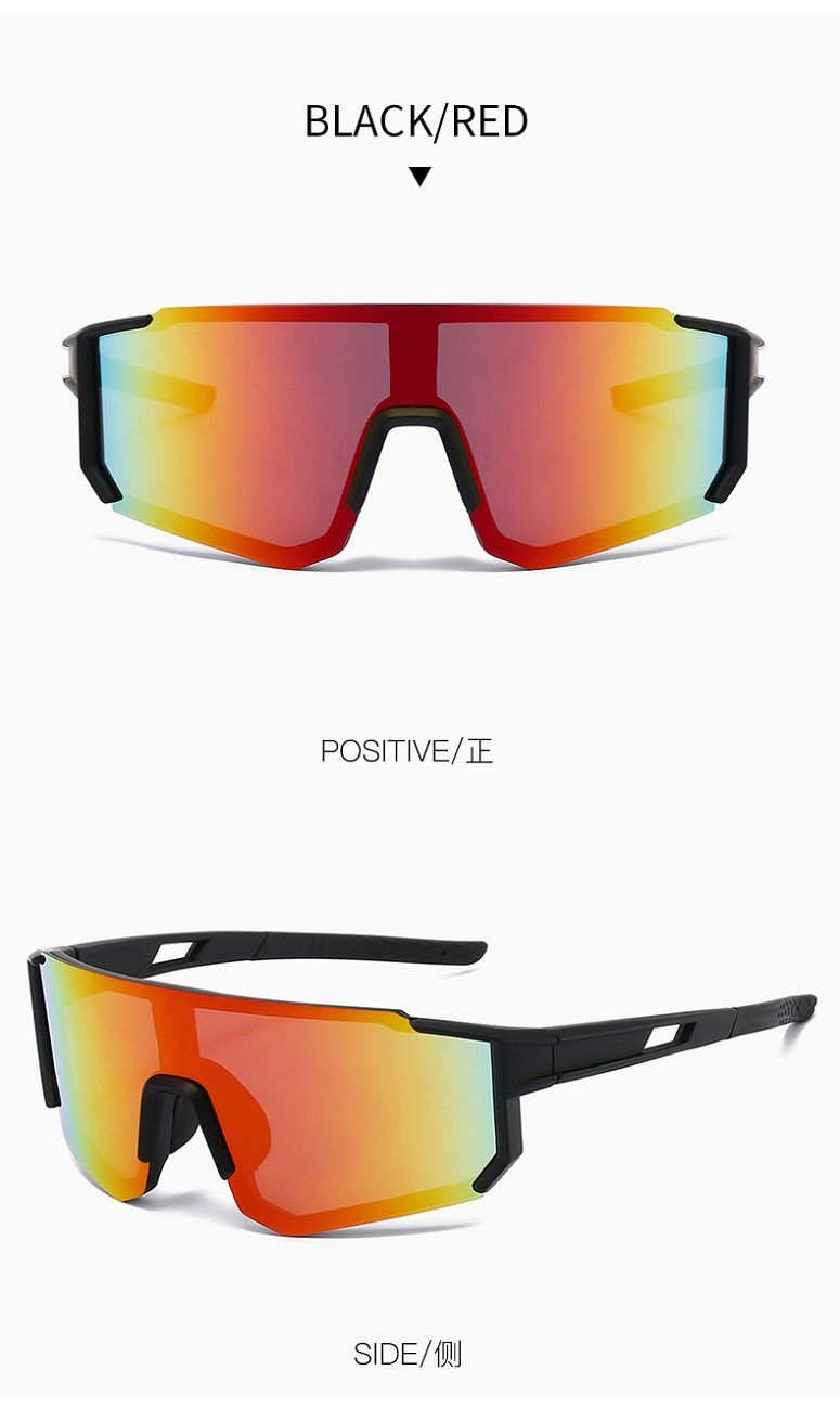 Polarized Sports Sunglasses, UV Protection Windproof Cycling Sunglasses for Men Women, Lightweight Outdoor Running Sunglasses 1060 Style for Hiking, Marathon, Driving and Fishing
