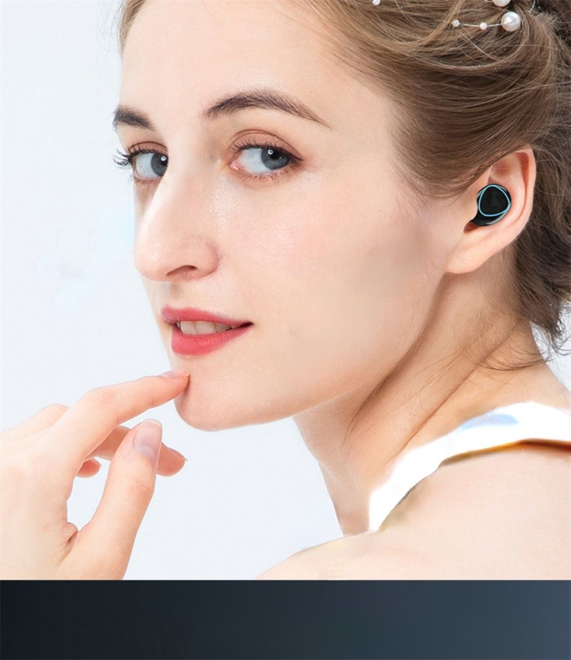 Bluetooth Earbuds with Long Battery Life, Large Capacity, Wireless, Noise-Canceling, Gaming TWS Earbuds for Esports and Sports, In-Ear