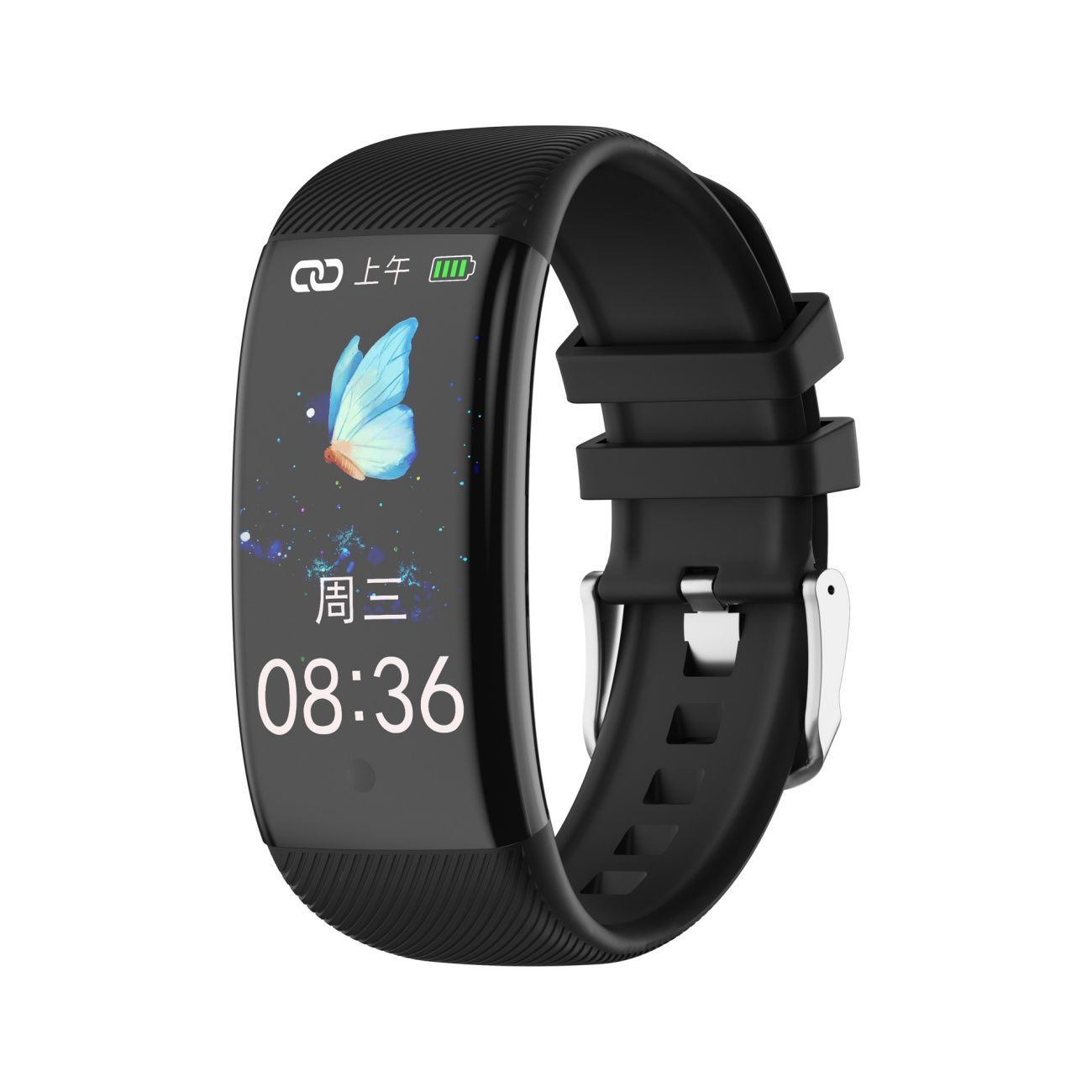 Full-Featured Sports Smart Bracelet, HD Clear Screen Waterproof Fitness Wristband, Accurate Heart Rate Blood Glucose Sleep Monitoring, Pedometer Calorie Counter, Daily Sports Health Tracker for Men Women