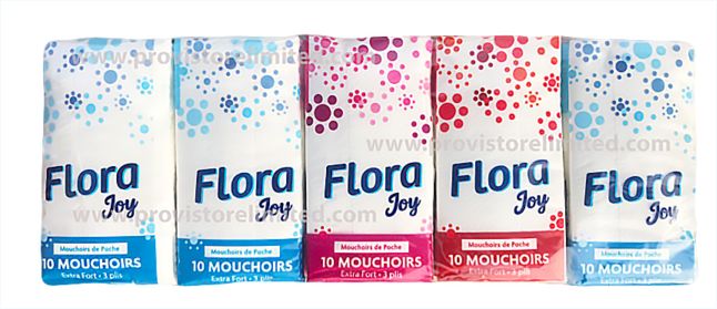 10PSC FLORA TISSUES 