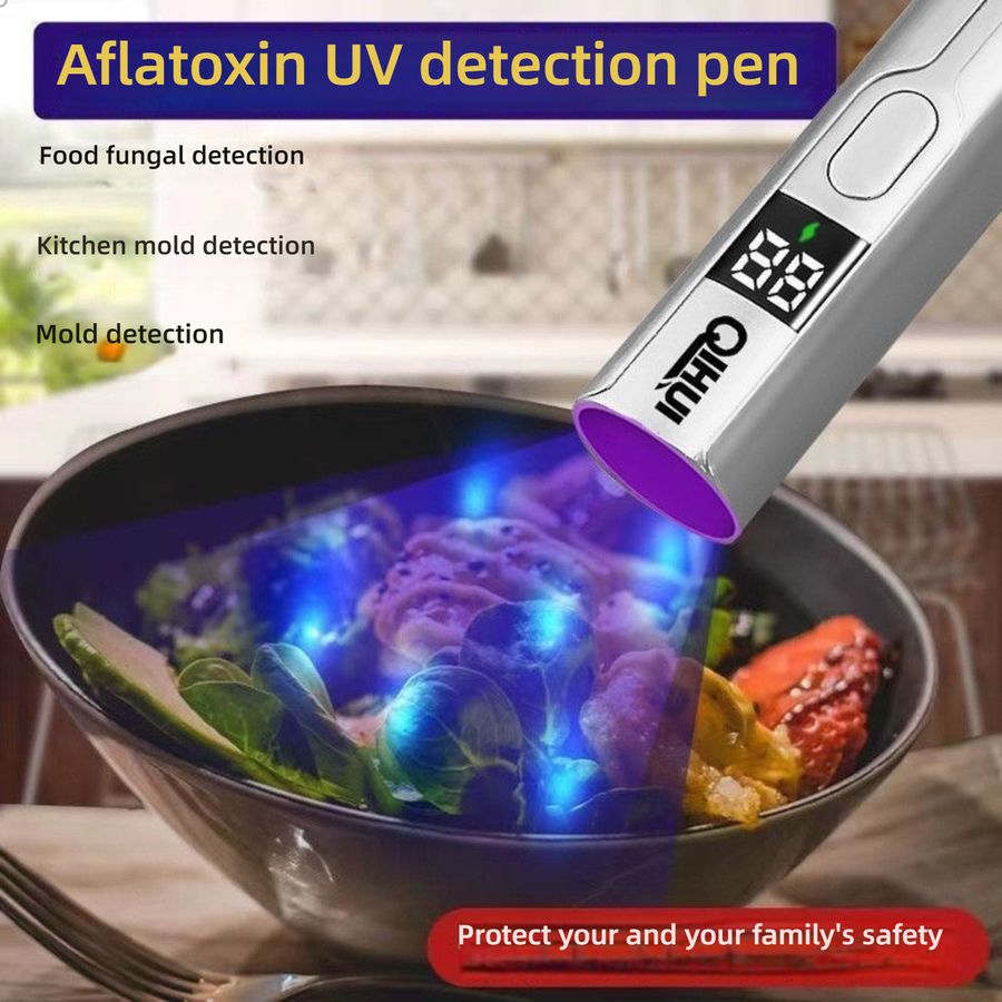  Aflatoxin Mycotoxin Fluorescent Agent Detector Pen 365nm UV Light for Food Safety