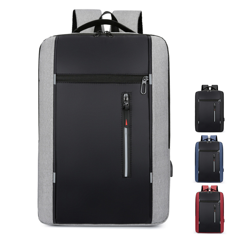 Waterproof Business Men USB School Backpacks /15.6 Inch Large Capacity Laptop Backpack For Men Backpack
