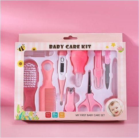 Genetic Baby Grooming Kit - 10 Pieces Pink