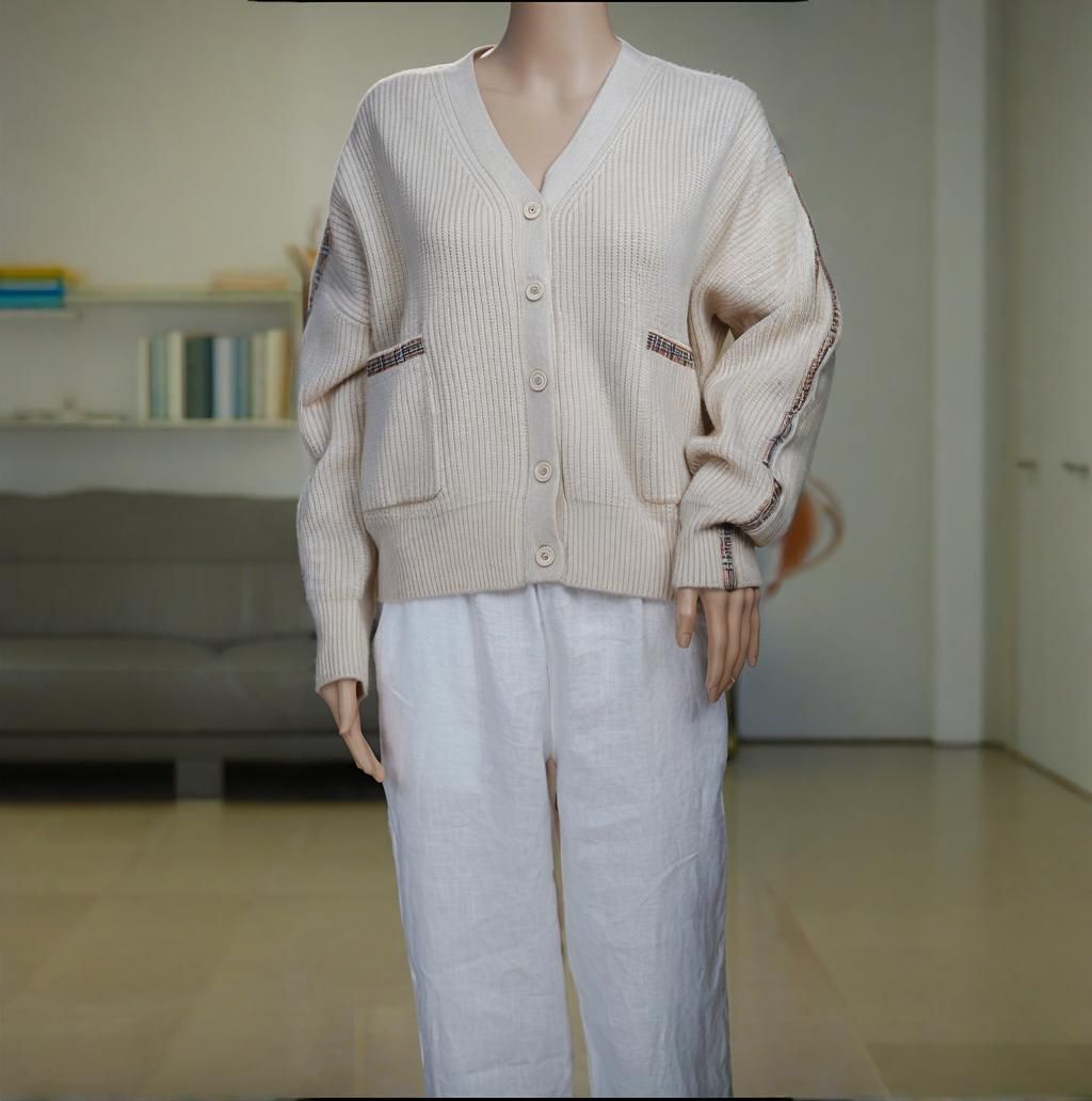 Wool knit Sweater Round Neck Women's Sweater