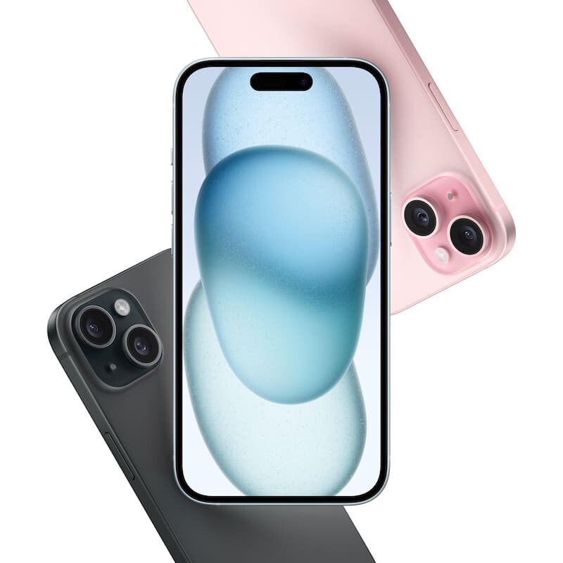 Apple iPhone 15 Plus, 128GB, Black - Unlocked (Renewed)【Lowest Price Online】