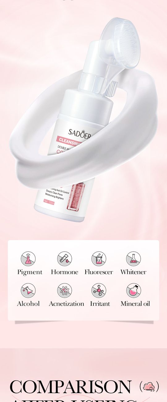 SADOER Coenzyme Q10 Amino Acid Cleansing Mousse Cleansing Foam Cleanser