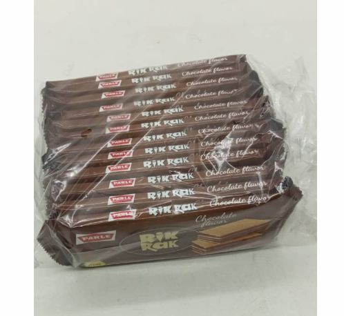 PARLE RIK RAK BISCUIT CHOCOLATE, BANANA MILK, STRAWBERRY, VANILLA, 18g