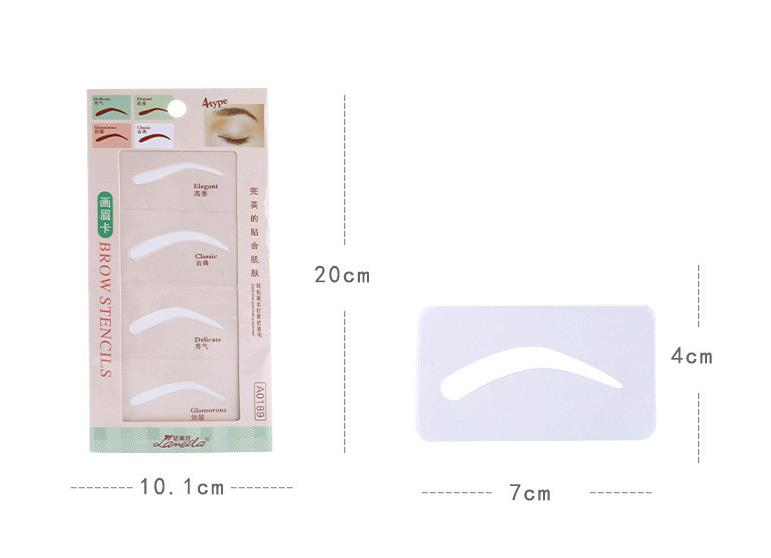 4Pcs thrush card thrush card thrush type environmentally friendly silicone thrush Makeup tool