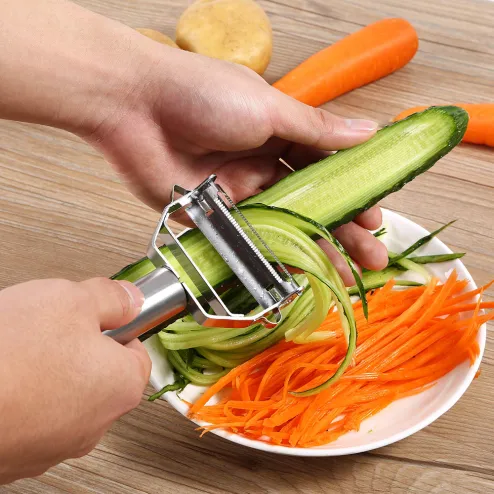 Peeler Stainless Steel Cutter Slicer for Carrot Potato Melon