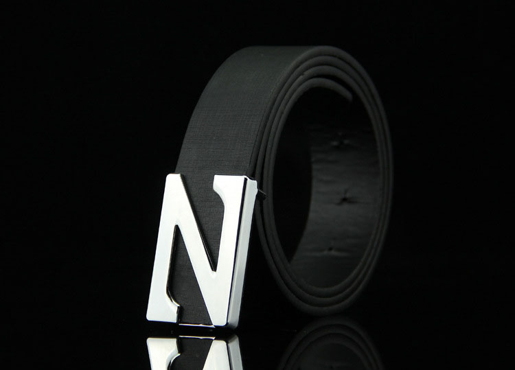DS3511 New Design Men Fashion PU Leather Belts Men Leisure Smooth Buckle Belts Male Casual Clothing Belts
