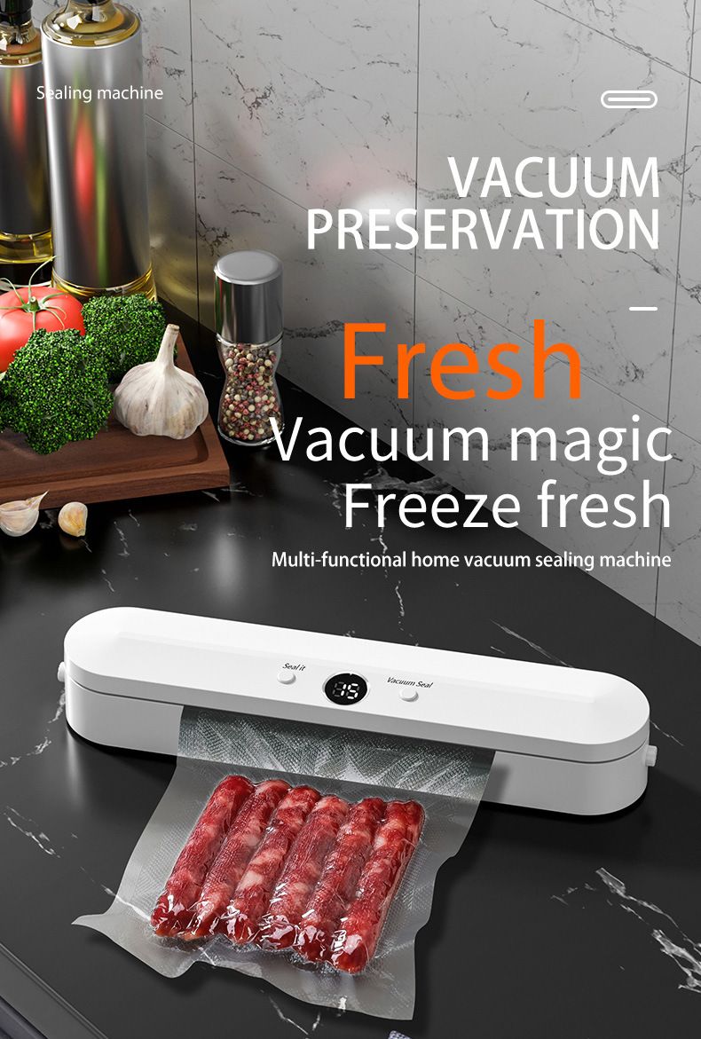 Vacuum machine small vacuum sealer snack food packaging machine automatic sealing bag household plastic seal preservation