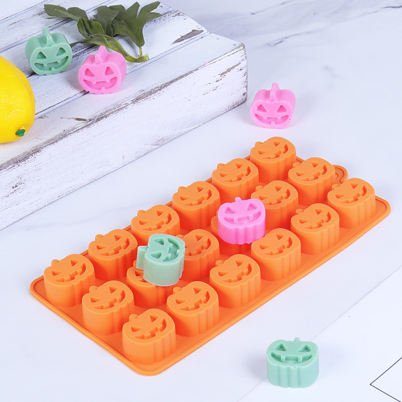 Halloween Pumpkin Design Silicone Mold