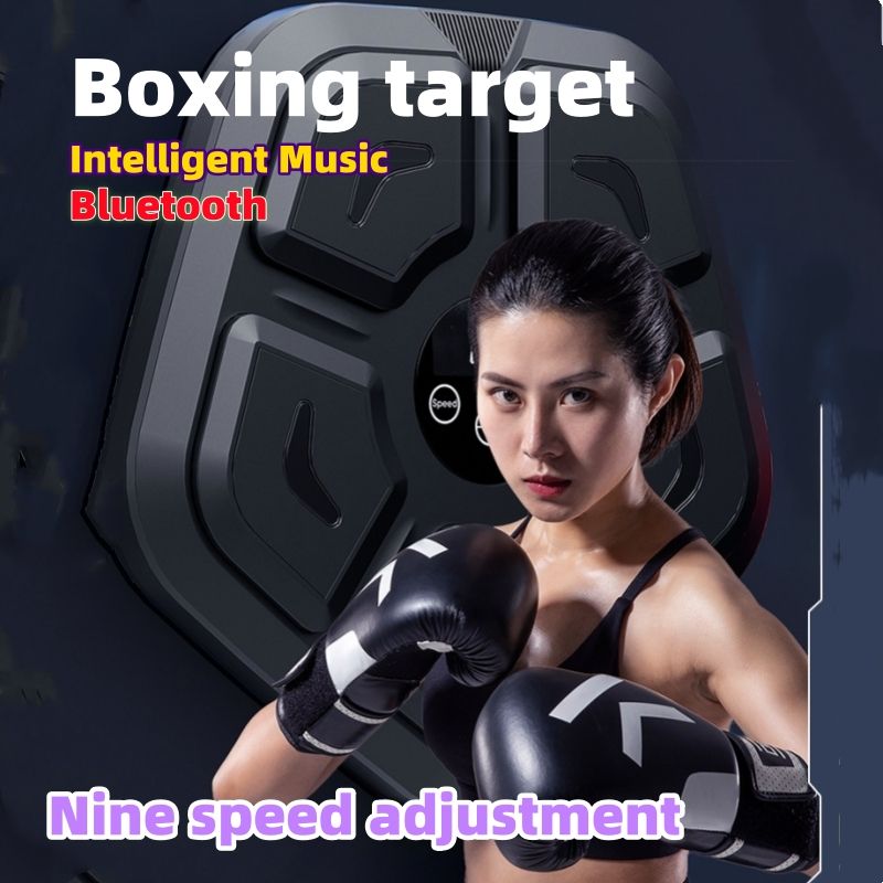 Music boxing target, intelligent Bluetooth boxing trainer, wall target, combat boxing machine, parent-child interactive device CRRSHOP Fitness Equipment free shipping Boxing