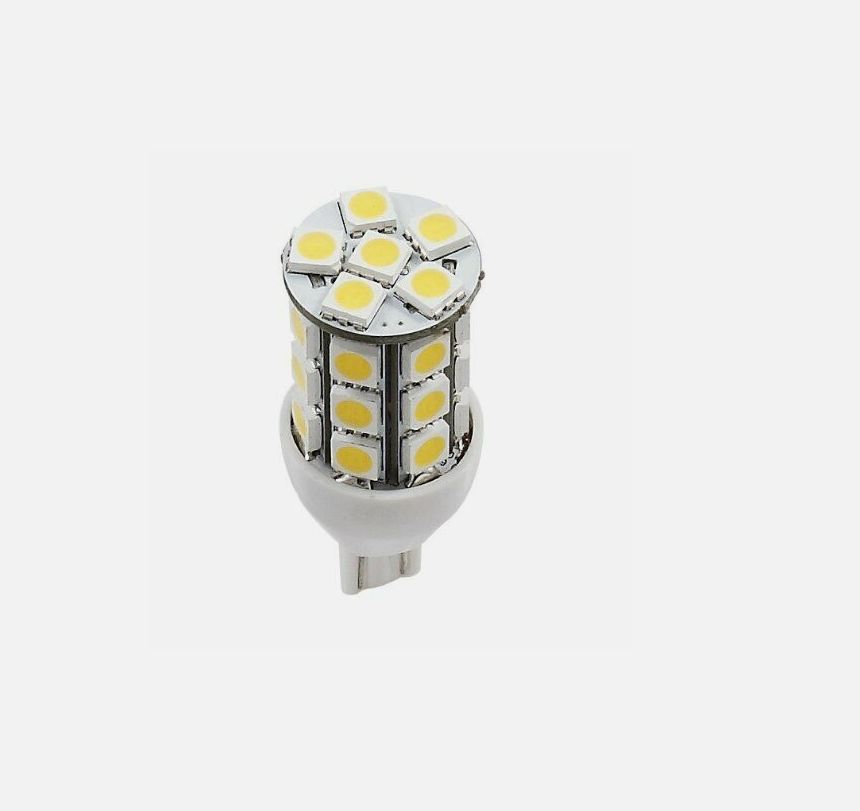 Green Value LED Light Bulb With 921 Wedge Base 250 Lumens Warm White -Tower LED Replacement Bulb - plastic  led chip 3000k or 6000k 12-80v 24v 36v led corn light bulb 5w - Light-emitting range: 360 degrees