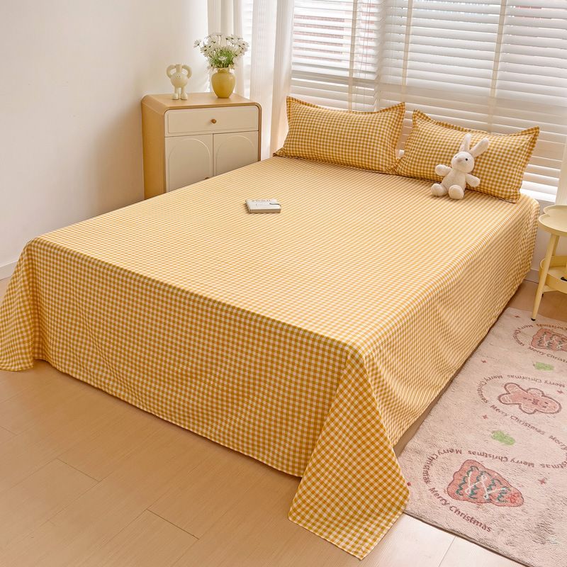 120*230cm ,150*230cm ,180*230cm,220*230cm ,230*250cm Washed cotton brushed bed sheets pillow cases CRRSHOP free shipping Bed cover pillowcase 48 * 74cm