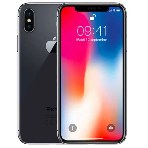 Apple iPhone X (Unlocked, 64GB,256GB) – 5.8” Super Retina HD Display, A11 Bionic Chip, Face ID, Dual-Camera SystemGSM Phone 【Lowest Price Online】Black