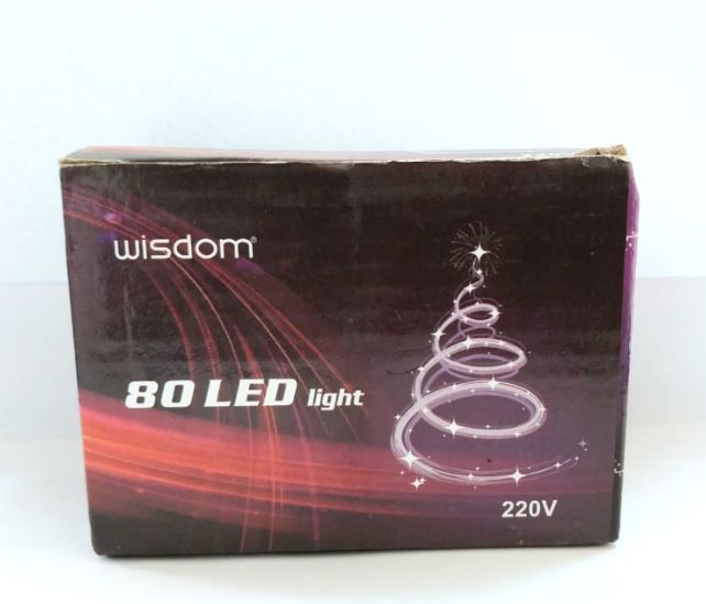 Wisdom Christmas Lights Xmas Night Lights 80 LED LIGHT
