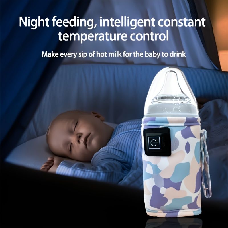 Baby Bottle Warmer 3-speed adjustment Baby Bottle Cup Warmer Car Portable USB Bottle Warmer Baby and Children Outdoor Travel Bab