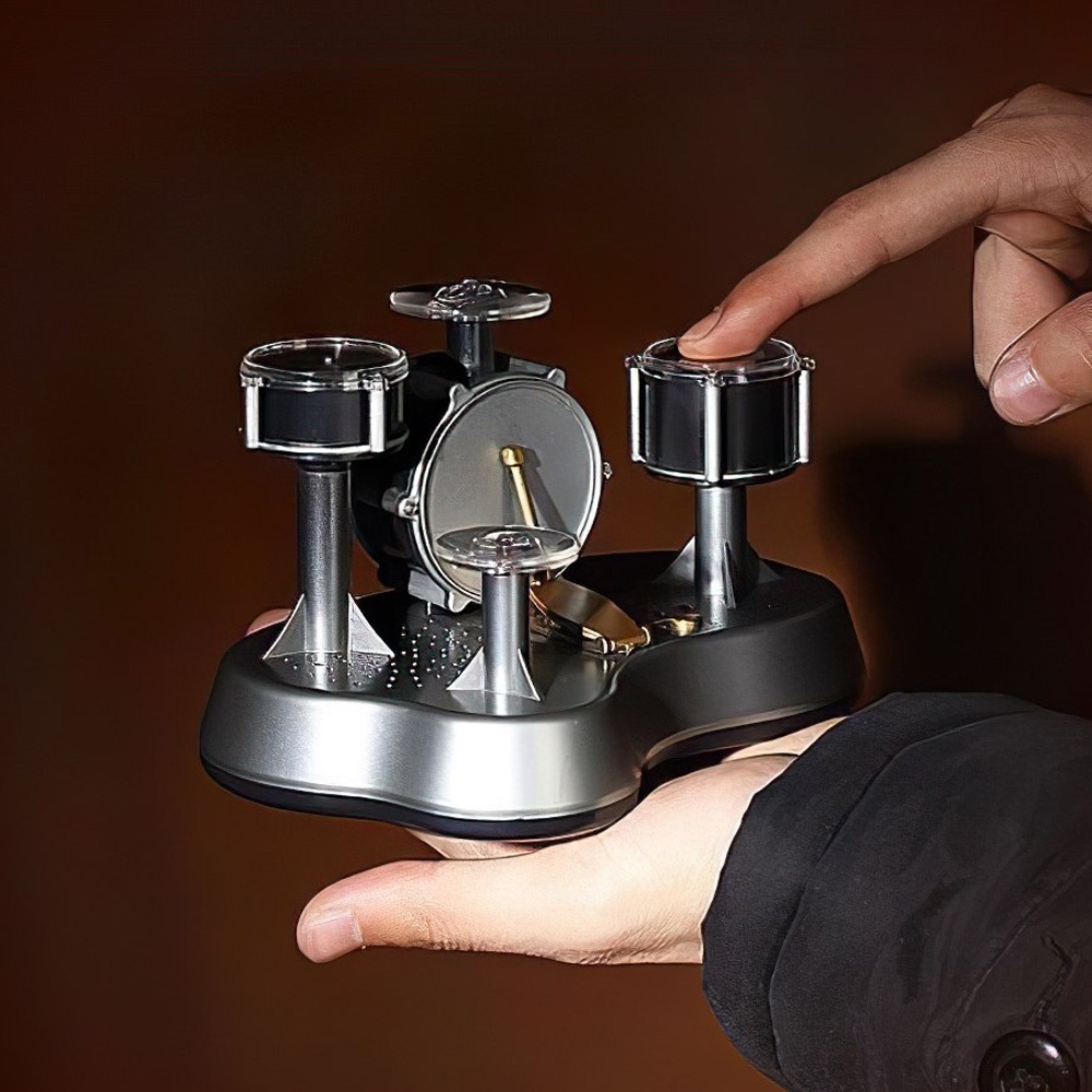 Finger Drums, Mini Drum, Rock Drum Set, Toy for Kids, Touch to Play, Boys, Girls, Gift