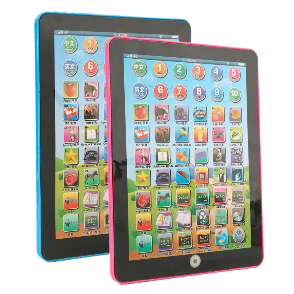 Tai Yi Toy Tablet English chinese Computer Laptop Kids Early Learning Education Electronic Early Machine