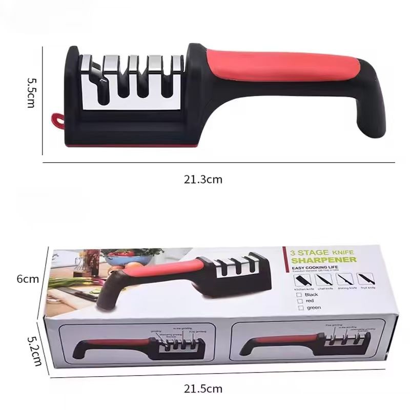 Knife Sharpeners 4 Stages Professional Kitchen Sharpening Stone Grinder Knives Kitchen Knife AccessoriesKnif