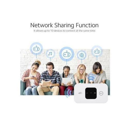 Universal 4G LTE Portable Mobile Mifi (MF800a)- 2100mAh - White