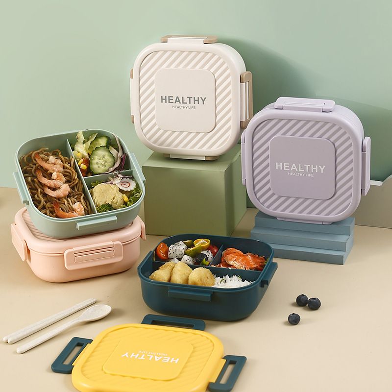 Bento Box,Bento Box for Kids,Lunch Box Kids,Ideal Leakproof Lunch Box,Lunch Containers No BPAs and Chemical Dyes,M/W,D/W & Fridge Safe(1300ml Blue)