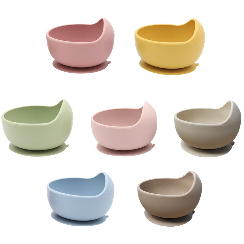 Food‑Grade Silicone Baby Suction Bowl, Anti‑Slip Strong Suction Base Toddler Feeding Bowl, BPA‑Free Spoon‑Rest Design Infant Food Bowl, Drop‑Resistant Easy‑to‑Clean Baby Feeding Bowl for Self‑Feeding Mealtime Daily Use