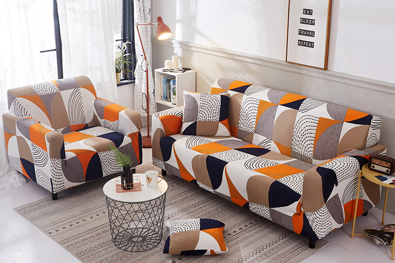 Elastic Four-seat Sofa Cover All-inclusive Cover Four Seasons Universal Combination Living Room Sofa Cover Full Cover
