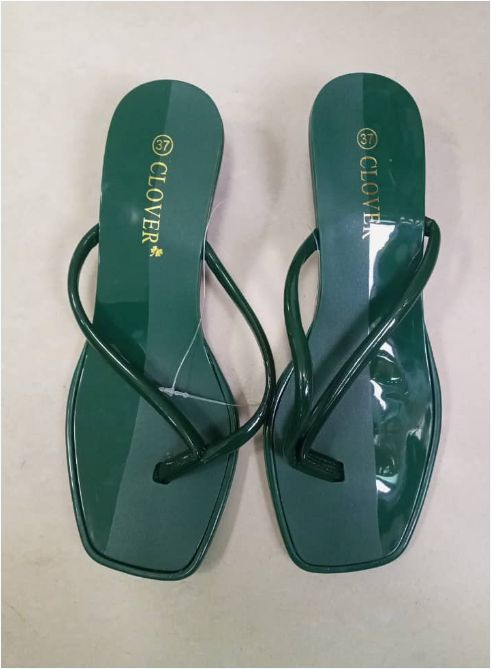 CLOVER Party Open-toed Slippers For Lady High Heel Flip Flop Sandals
