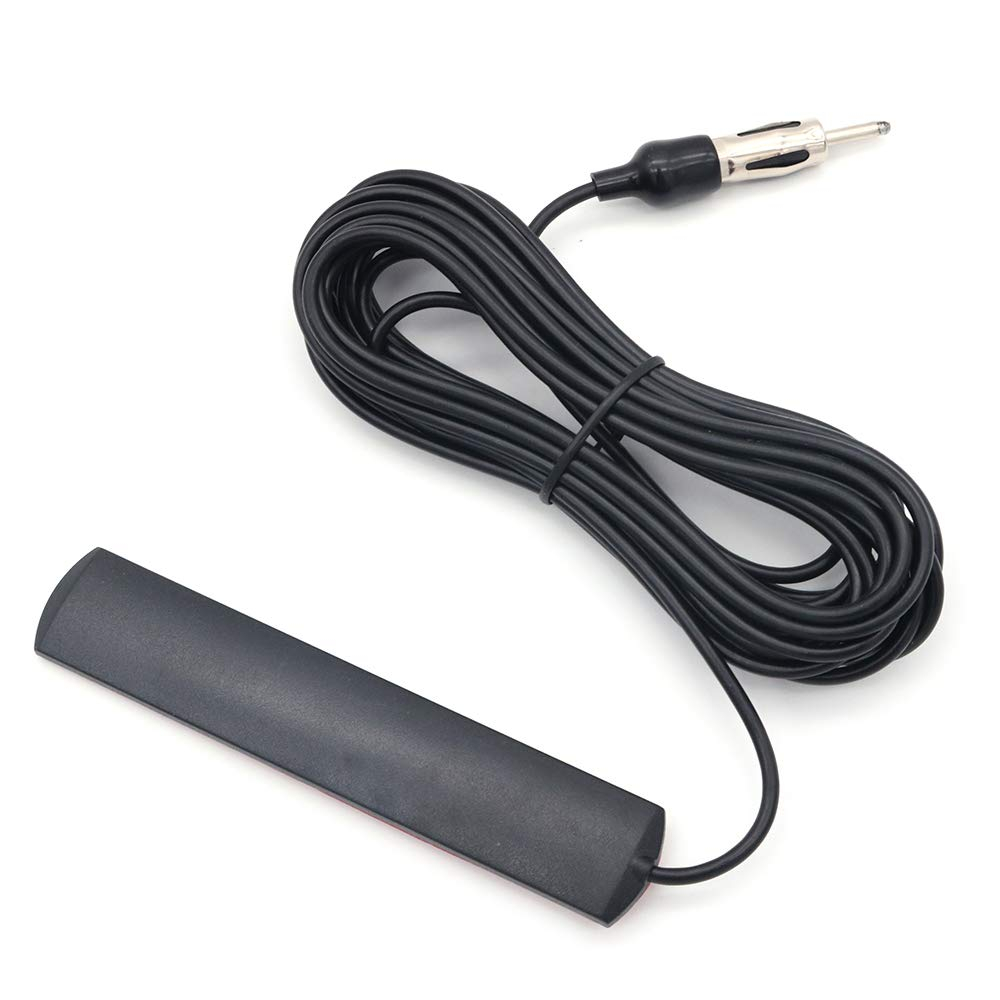 ANT-309 car Radio Antenna car Universal FM Radio Antenna Patch Black Antenna Signal Amplifier 85-112MHZ 5M Cable
