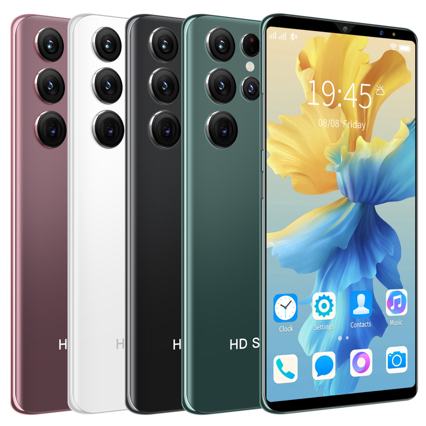 Global Version S22 Ultra 6.5 Inch 1G+4GB 24+58MP Cheap Smartphones 4800mAh Fingerprint ID Dual SIM Cell Phone UK Plug